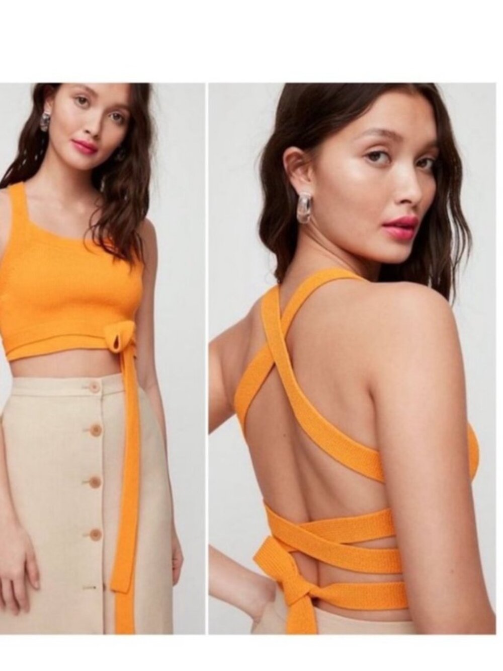 Aritzia Cayenne Top Yellow/Gold